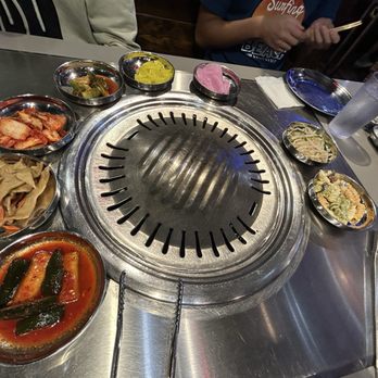 Seoul Jung Korean BBQ - Side dishes that came with your meal - Korean Near Me - Dublin, California