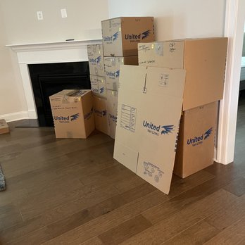 Golden Eagle Moving - United Van Lines agent - Some of the boxes in the Great Room - Movers Near Me - Upland, California