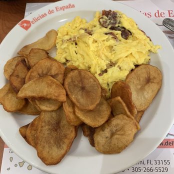 Delicias de Espana 3 - Iberian Ham Omelette with Spanish Home Fries - Spanish Near Me - Miami, Florida