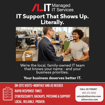 Austin Lane Technologies - Monthly on-site visits to our customers! We show up. Literally. - IT Services & Computer Repair Near Me - Denton, Texas Austin Lane Technologies - Monthly on-site visits to our customers! We show up. Literally. - IT Services & Computer Repair Near Me - Denton, Texas