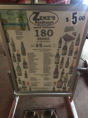 Menu photo 2 Zeke's Roadhouse Miami Beach, FL