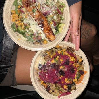 CAVA - Salmon, Lamb - Salad Near Me - San Marcos, California