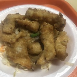 Spicy salt and white pepper fish fillet