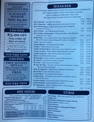Menu photo 3 Lee's Hoagie House Bensalem, PA Menu photo 3 Lee's Hoagie House Bensalem, PA
