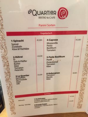 Menu photo 1 Le Quartier Café Cologne, NW
