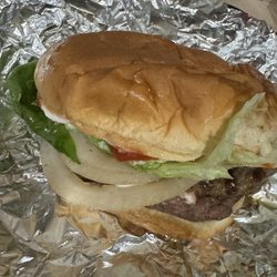 Cook Out - Big double burger. Tasty!
