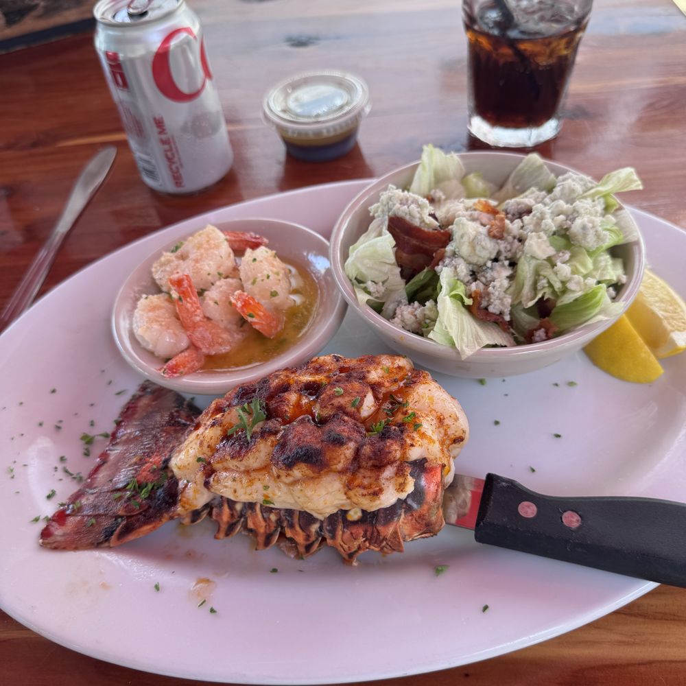 lobster and shrimp lobster and shrimp