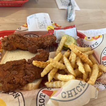 Dave's Hot Chicken - #Dave's #1 2 Tenders w/ Fries - Chicken Shop Near Me - Monrovia, California Dave's Hot Chicken - #Dave's #1 2 Tenders w/ Fries - Chicken Shop Near Me - Monrovia, California