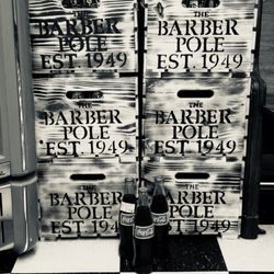 The Barber Pole - Grab a coke while you wait.