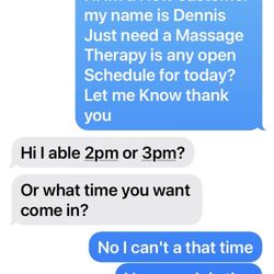 Amazing Grace Massage - Unanswered text