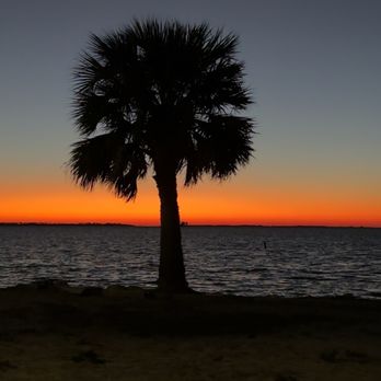 Crystal Beach - Sunset at Crystal Beach, Palm Harbor, Florida - Beaches Near Me