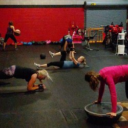 The Factory Fitness and Performance Center - Morning group exercise class (CHAOS)