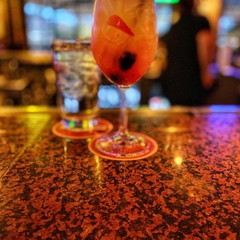 Pappadeaux Seafood Kitchen - Vodka soda with fresh fruit and homemade syrups - Seafood Near Me - Phoenix, Arizona