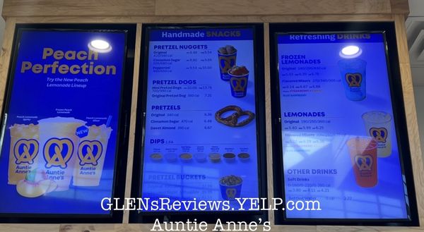 Menu photo 1 Auntie Anne's Torrance, CA Menu photo 1 Auntie Anne's Torrance, CA