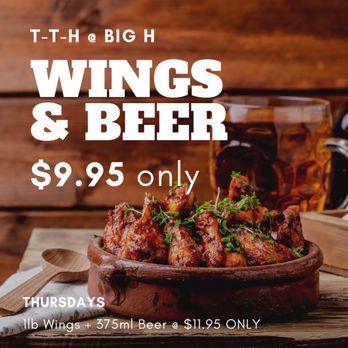Big H Restaurant - wings and beer $ 9 95 only - Middle Eastern Near Me - Ottawa, Ontario