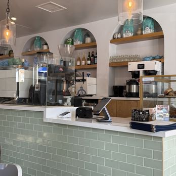Bluestone Lane - I see MILO on the top shelf - Coffee & Tea Near Me - Orange, California