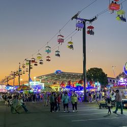 Cumming Fairgrounds - Fair rides and sunset in Cumming GA!