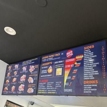 Legend Hot Chicken - menu - Chicken Wings Near Me - Hacienda Heights, California
