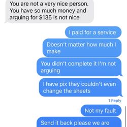 BLUEBONNET HOME HEALTH CARE OF TEXAS - Proof Lorena thinks because I make good money I shouldn't cry over $135!