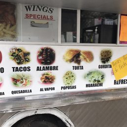 Various menu offerings.