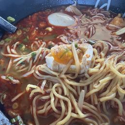 Fried chicken ramen + $2 egg