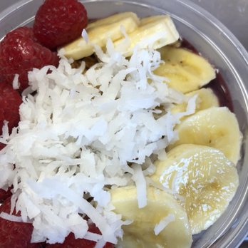 Vai Vai’s Acai Bowls - a bowl of fruit and coconut - Acai Bowls Near Me Vai Vai’s Acai Bowls - a bowl of fruit and coconut - Acai Bowls Near Me