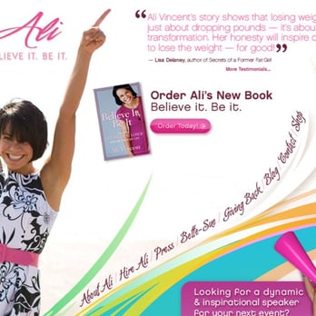Effusion Creative Solutions - Effusion Creative Solutions :: Ali Vincent Biggest Loser Website Design - Web Design Near Me - Chandler, Arizona