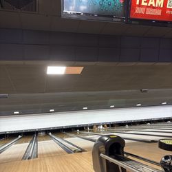 Bowling alleys well oiled. Good atmosphere