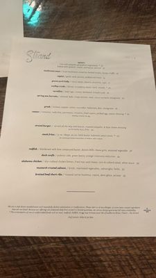 Menu photo 2 The Strand Orlando, FL Menu photo 2 The Strand Orlando, FL