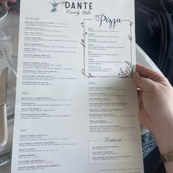 Dante Beverly Hills - Menu - Cocktail Bars Near Me - Beverly Hills, California
