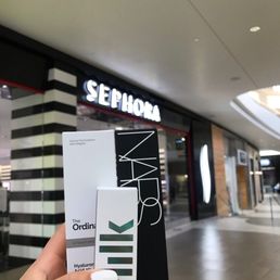 Exterior outside entrance of SEPHORA - NARS Foundation. The Ordinary Hyaluronic Acid. Milk primer. - Torrance, California Exterior outside entrance of SEPHORA - NARS Foundation. The Ordinary Hyaluronic Acid. Milk primer. - Torrance, California