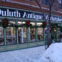 Duluth Antique Marketplace - Front of the store, view looking west.