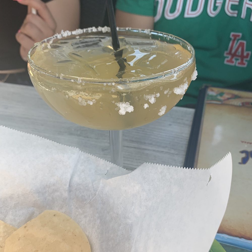 Maria Sol - He asked for "no salt" and this is how much salt was on the glass! - Mexican Near Me - Santa Monica, California