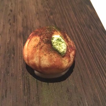 Canlis - Amuse bouche of danish pancake filled with warm burrata & topped with dill cream - I could have dined on 20 of these alone & been so happy - New American Near Me - Seattle, Washington Canlis - Amuse bouche of danish pancake filled with warm burrata & topped with dill cream - I could have dined on 20 of these alone & been so happy - New American Near Me - Seattle, Washington