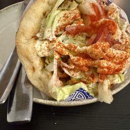 mixed meat gyro mixed meat gyro