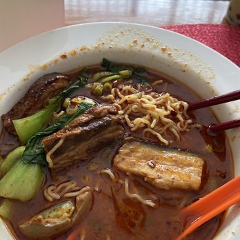 Cravings Deli - Spicy miso ramen with Pork Belly - Vietnamese Near Me - Portage, Michigan
