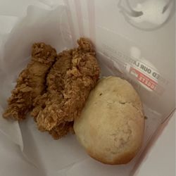 KFC - Tenders as a biscuit