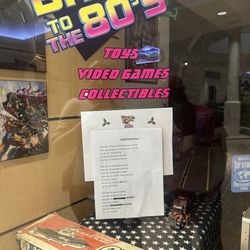 Back To The 80’s - Closed store during business hours