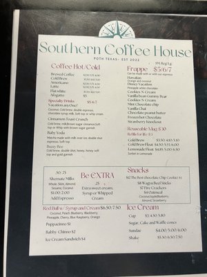 Menu photo 3 Southern Coffee House and Creamery Poth, TX Menu photo 3 Southern Coffee House and Creamery Poth, TX