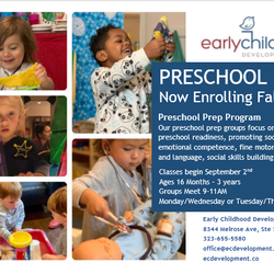 Early Childhood Development Associates - Now Enrolling for our Fall Preschool Prep Program.