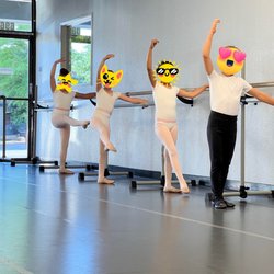 Première School of Dance - A snapshot from the bar practice the kids warm up with in ballet 1.
