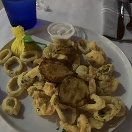 Calamari and shrimp