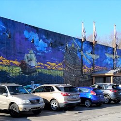 Pirate's Cove Mural - Pirate's Cove mural by Rob Schaefer and Jackie McCracken 2019