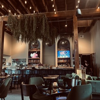 Fable and Fire - Great mix of rustic, tech and architecture. An inviting bar space. - Salad Near Me - Rockwall, Texas Fable and Fire - Great mix of rustic, tech and architecture. An inviting bar space. - Salad Near Me - Rockwall, Texas