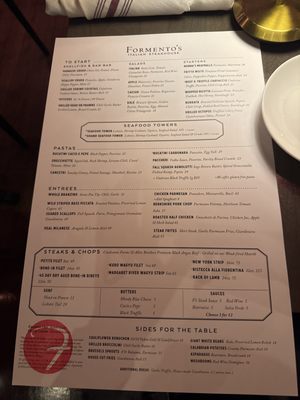 Menu photo 4 Formento's Chicago, IL Menu photo 4 Formento's Chicago, IL