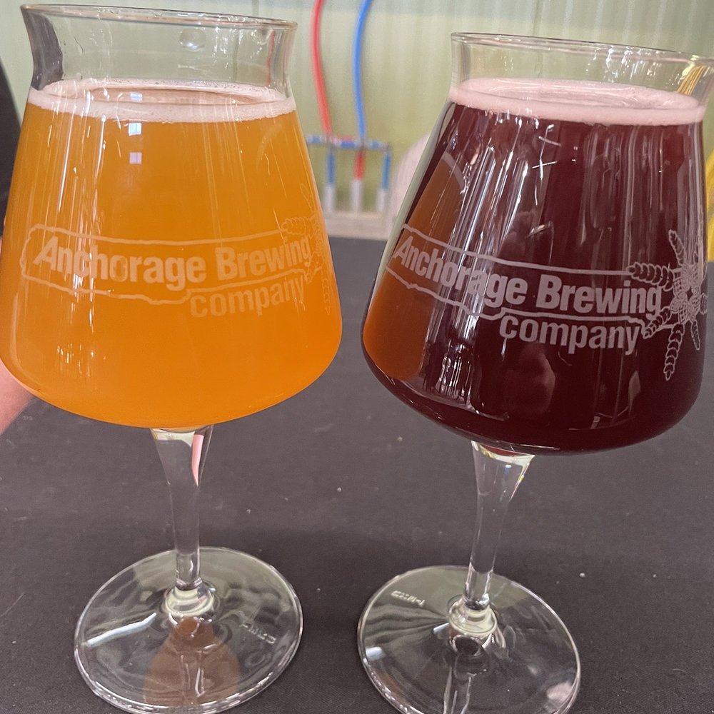 Anchorage Brewing Company - Apricot sour and the blueberry sour - Breweries Near Me - Anchorage, Alaska