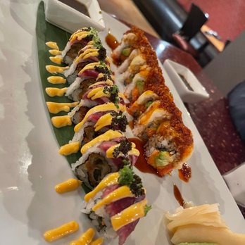 Sushi O - Picasso Roll & Blue Oyster Cult Roll - Sushi Bars Near Me - Midlothian, Virginia
