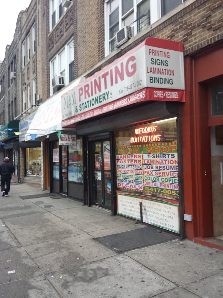 M & M PRINTING & STATIONERY Updated September 2024 6829 Fresh Pond