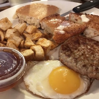 158 Main Restaurant & Bakery - The Farmer's Breakfast shared (this is half) - New American Near Me - Jeffersonville, Vermont 158 Main Restaurant & Bakery - The Farmer's Breakfast shared (this is half) - New American Near Me - Jeffersonville, Vermont