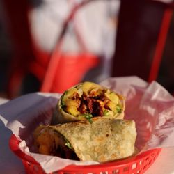 The Taco Stand - Bomb Al Pastor Burrito